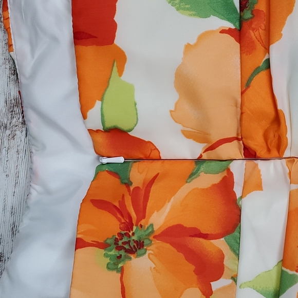 David's Bridal | Gypsy Boho Prairiecore Fairycore White Floral Formal Tea Dress - Picture 7 of 8